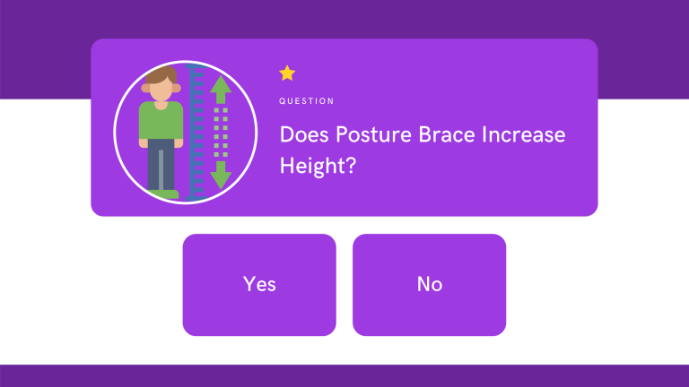 does posture brace increase height
