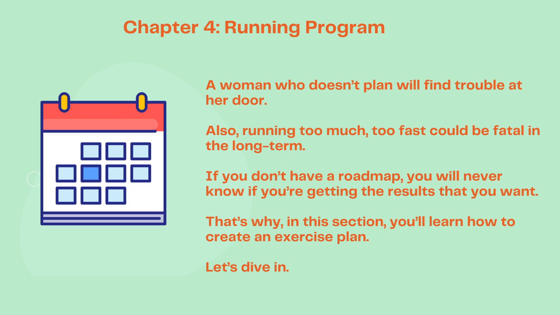 Chapter 4: Running Program