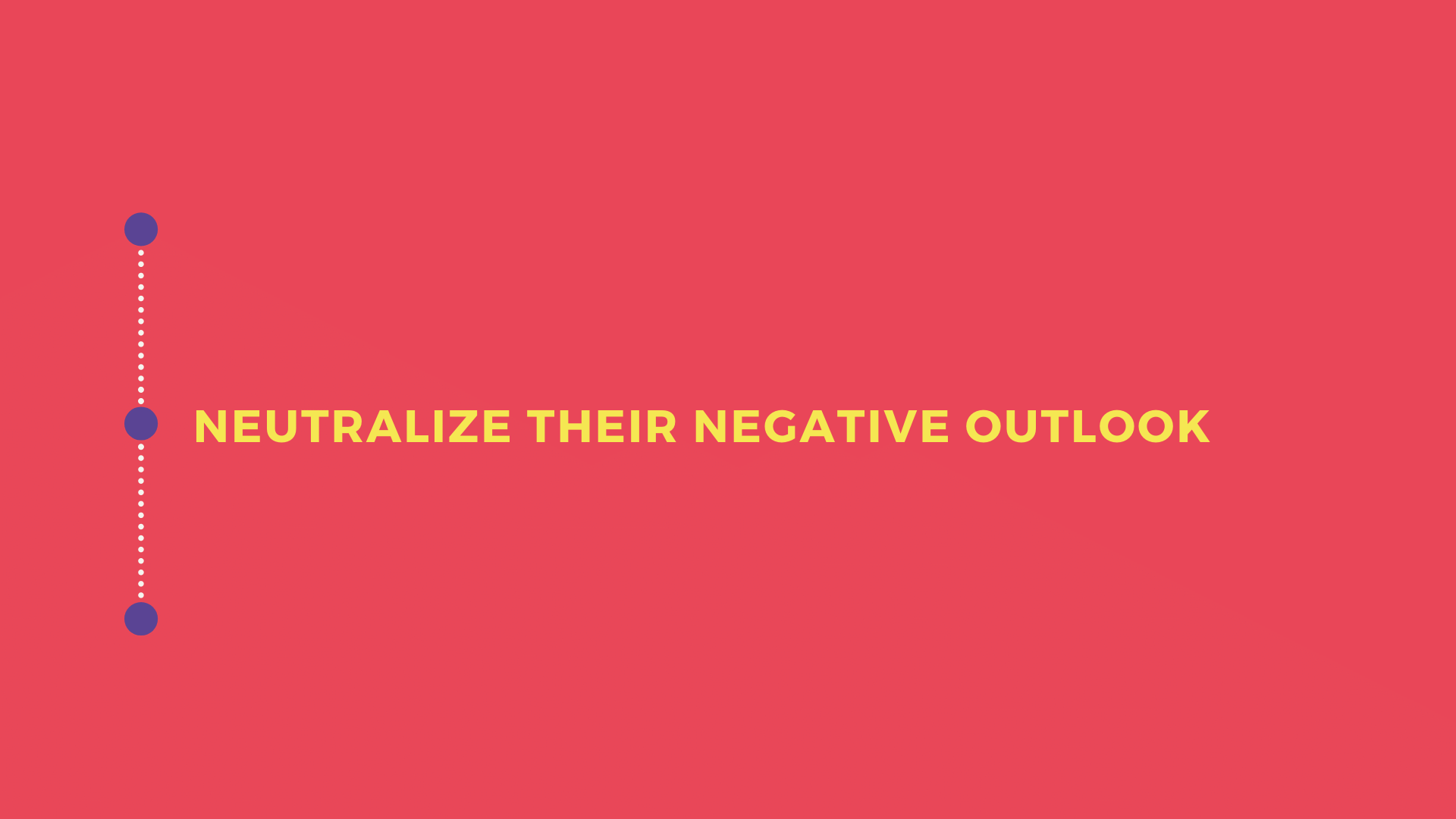 deal with negative people neutralize negative outlook