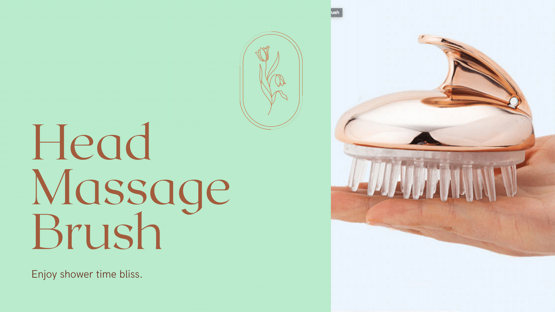 Head Massage Brush