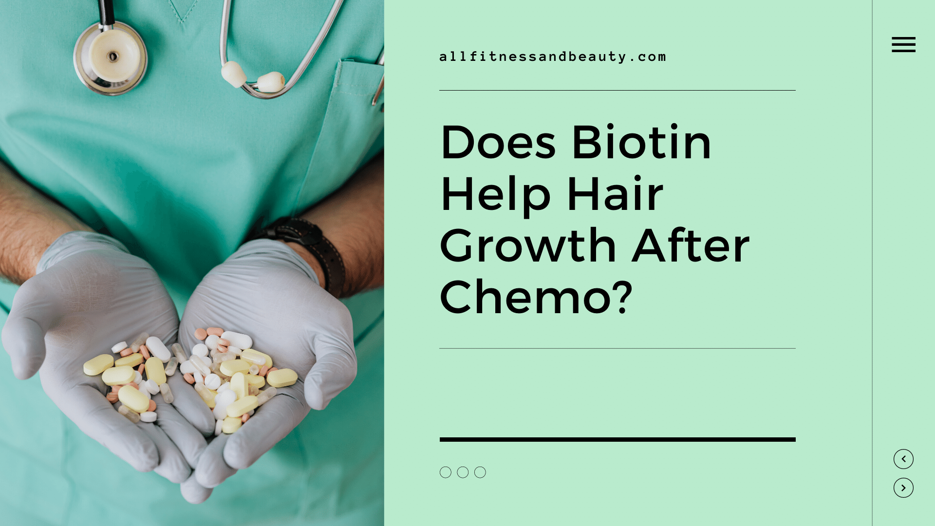 does biotin help hair growth after chemo