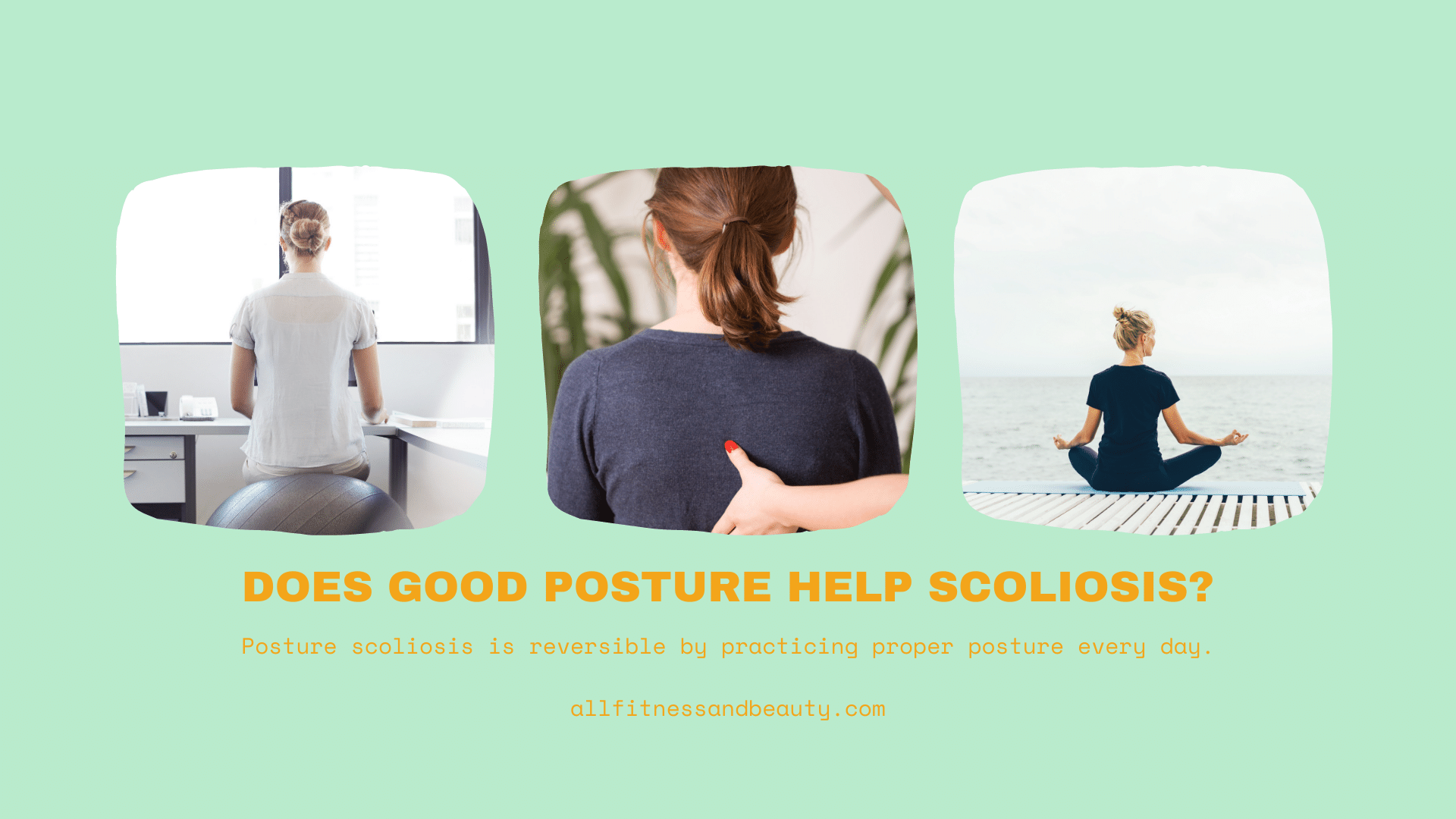 does good posture help scoliosis