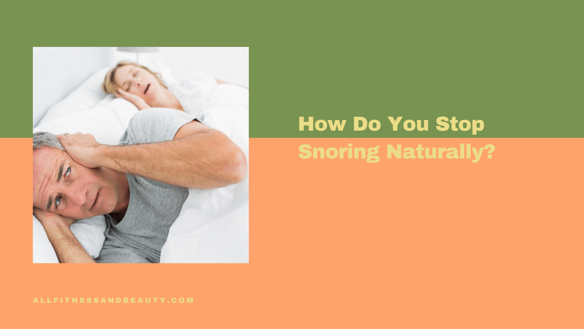 how to stop snoring naturally