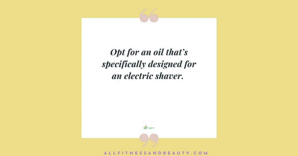 does electric shaver darken skin -- shaving oil