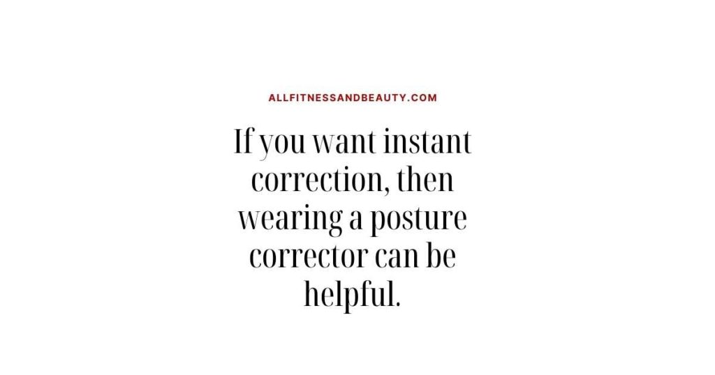 Is Good Posture Attractive -- instant correction