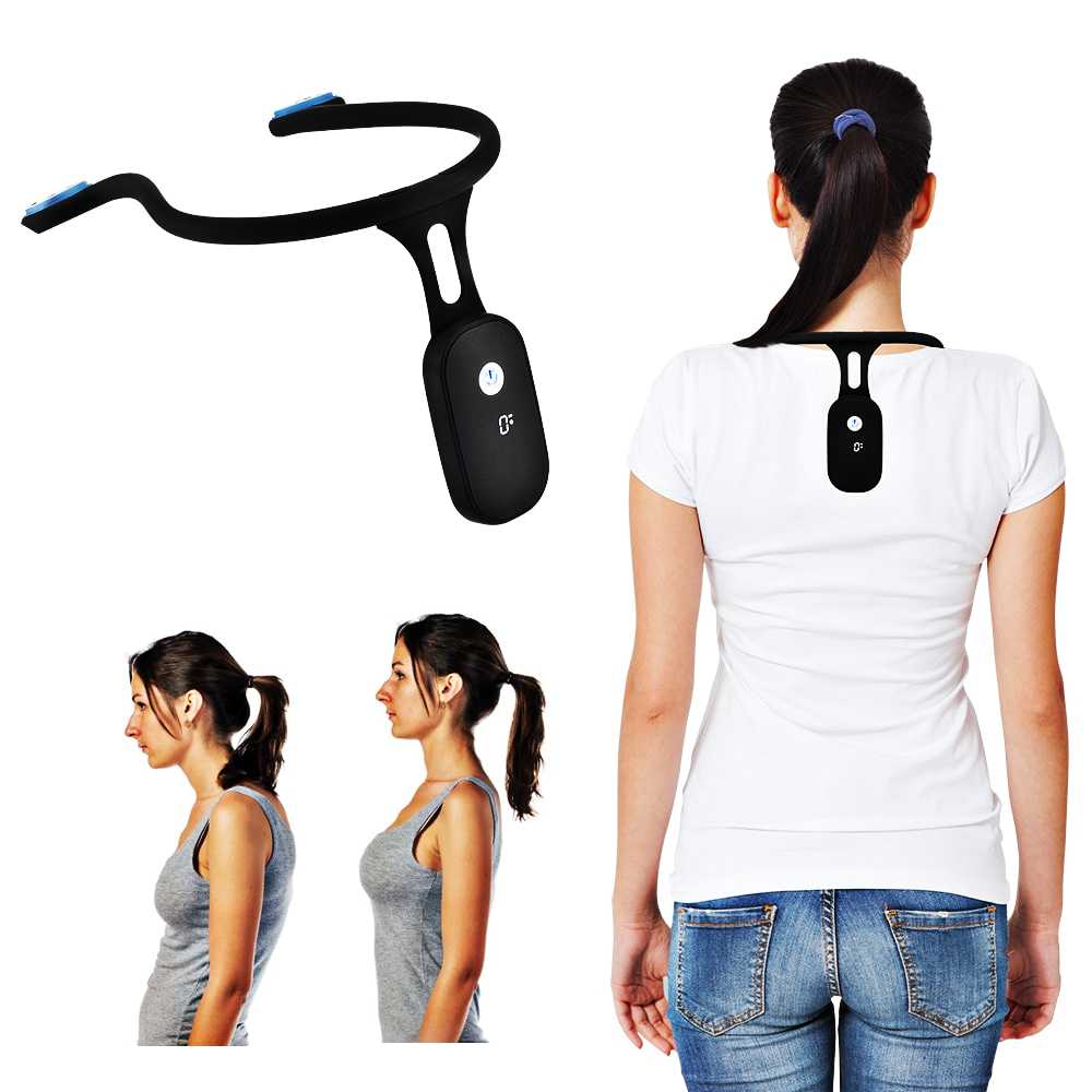 smart posture corrector with before and after