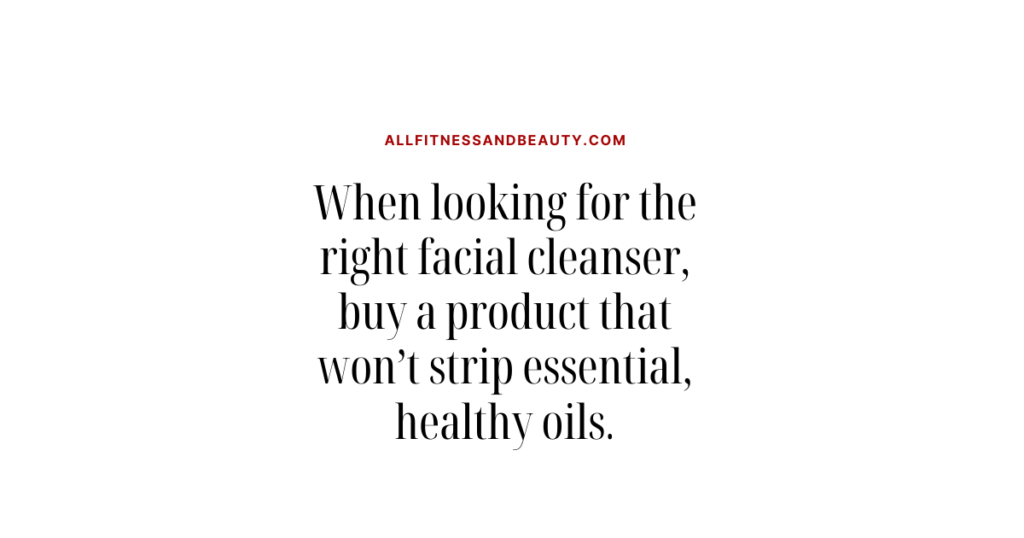 when to start a skincare routine -- facial cleanser