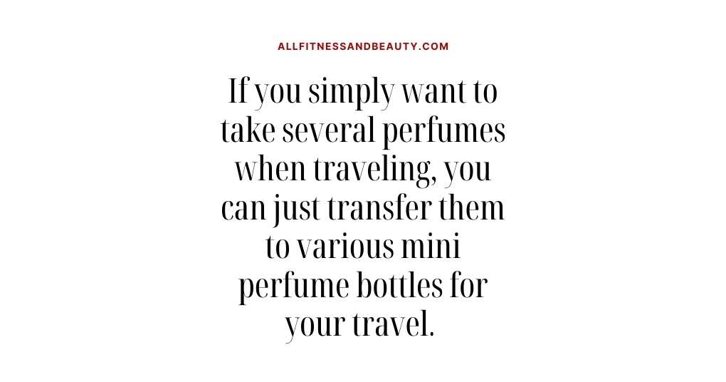 mini perfume bottle travel -- several perfme bottles