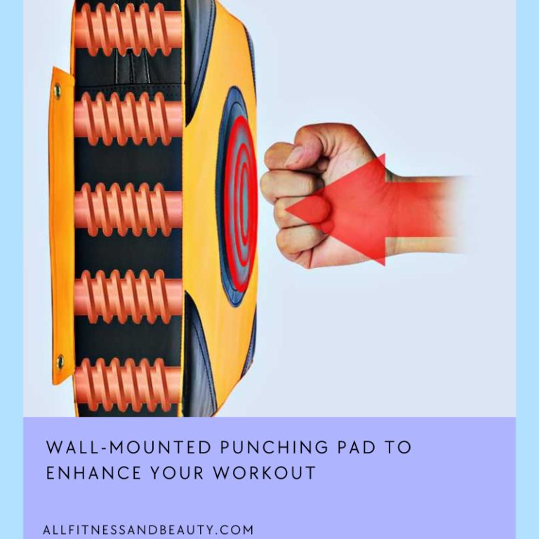 wall-mounted punching pad featured